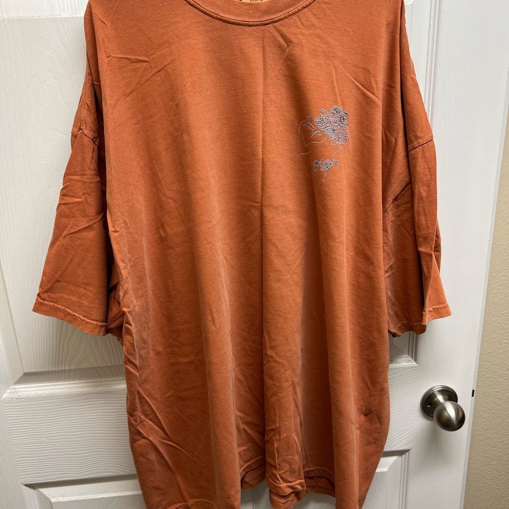 Rust Orange Graphic T-Shirt